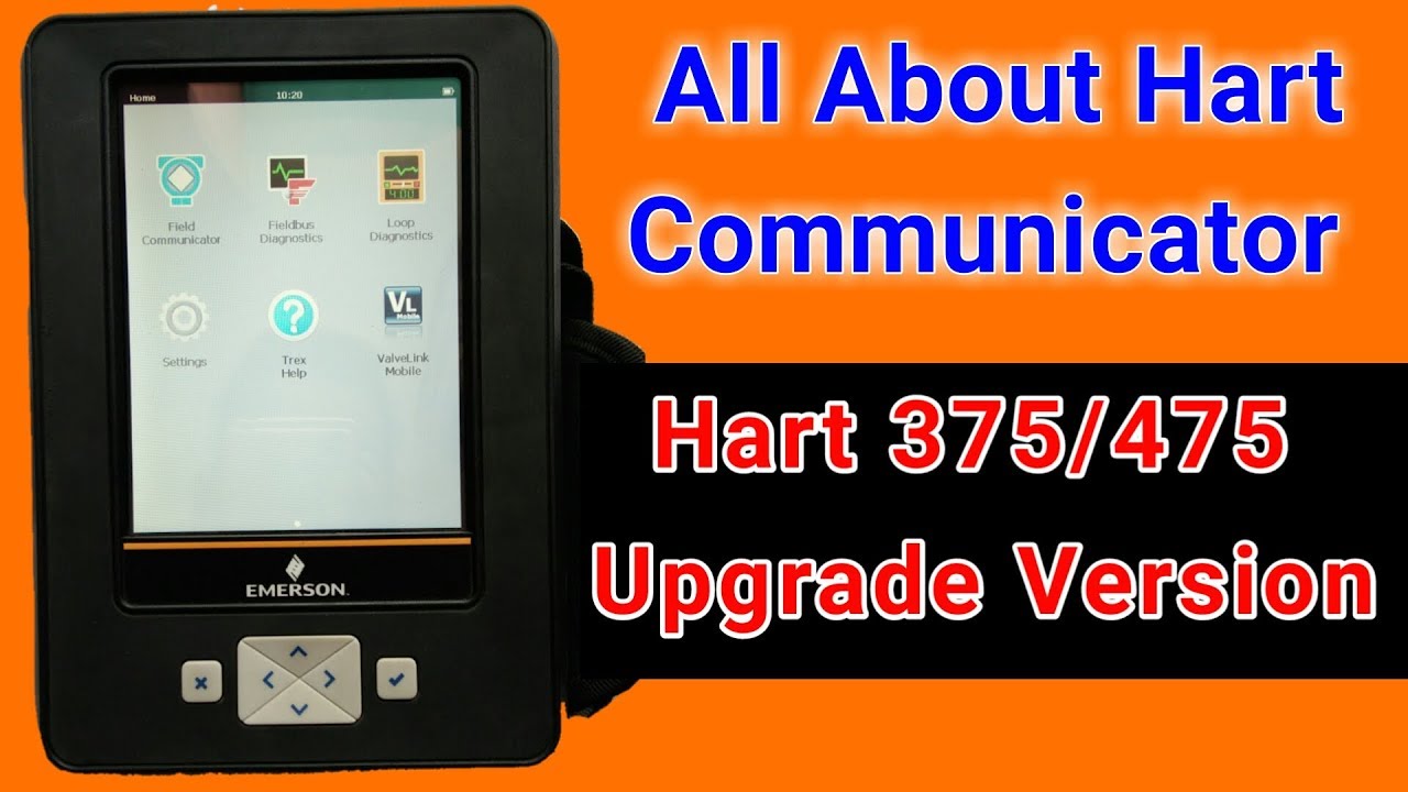 How to use Hart Communicator // Hart 375/475 Upgrade Version / Emerson Trex Full Details in Hindi.
