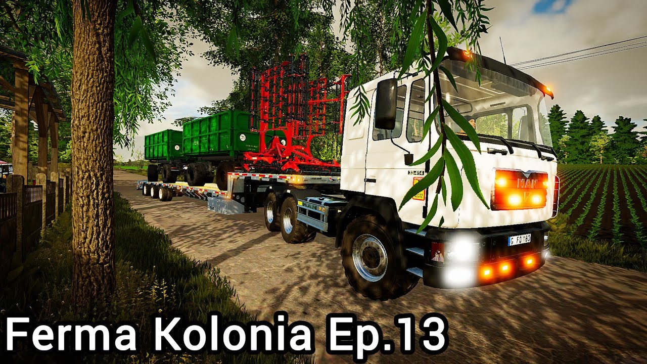 Fs22 Ferma Kolonia Ep.13 AM REVENIT !! Treaba prin sat +utilaje noi !!
