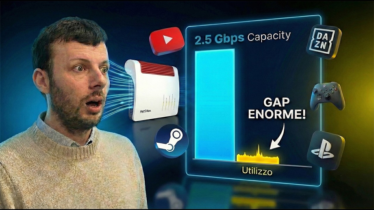 La Vera Potenza della Fibra FTTH a 1 Gigabit e 2,5 Gigabit