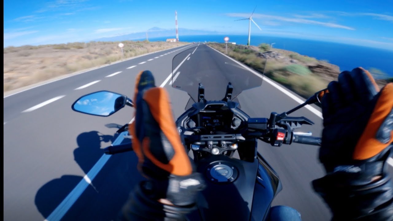 LA GOMERA MOTORRAD , YAMAHA TRACER7 MOTO FEEL IT