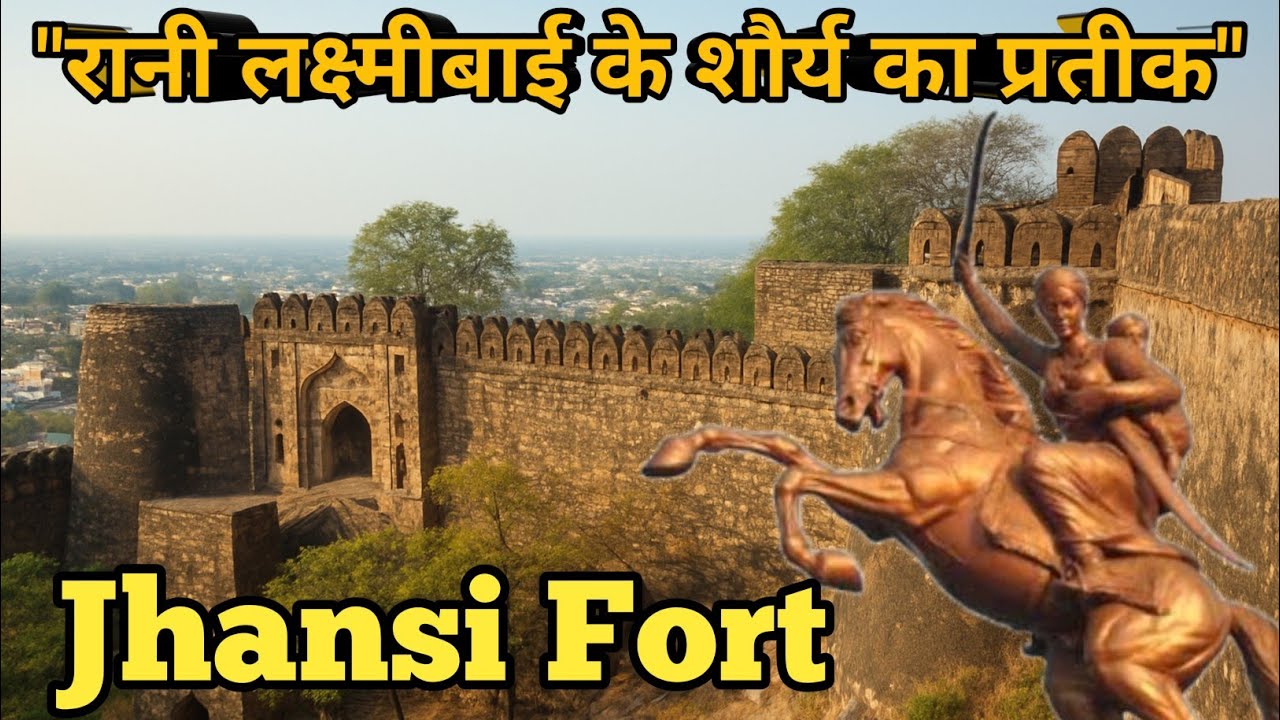 Jhansi Fort - झांसी की रानी लक्ष्मीबाई का किला | Jhansi Fort History