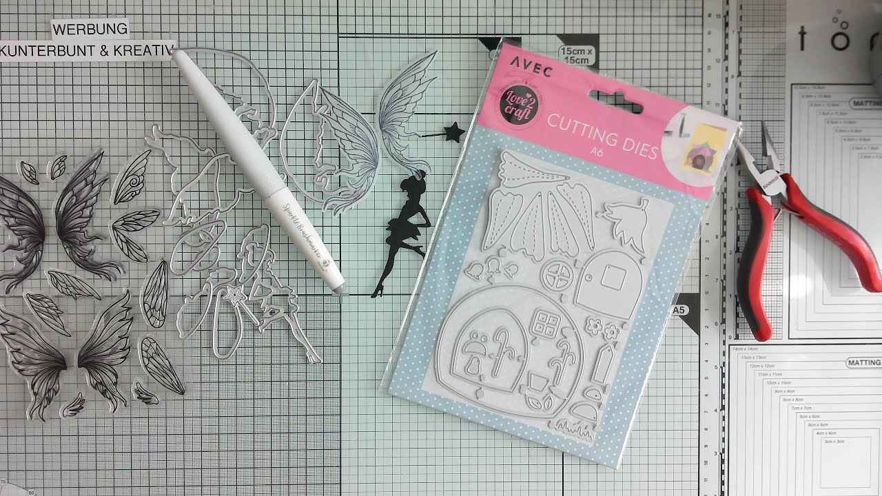 ❣️ altes A6 Feen Haus Stanzenset von Action endlich mal genutzt ❣️