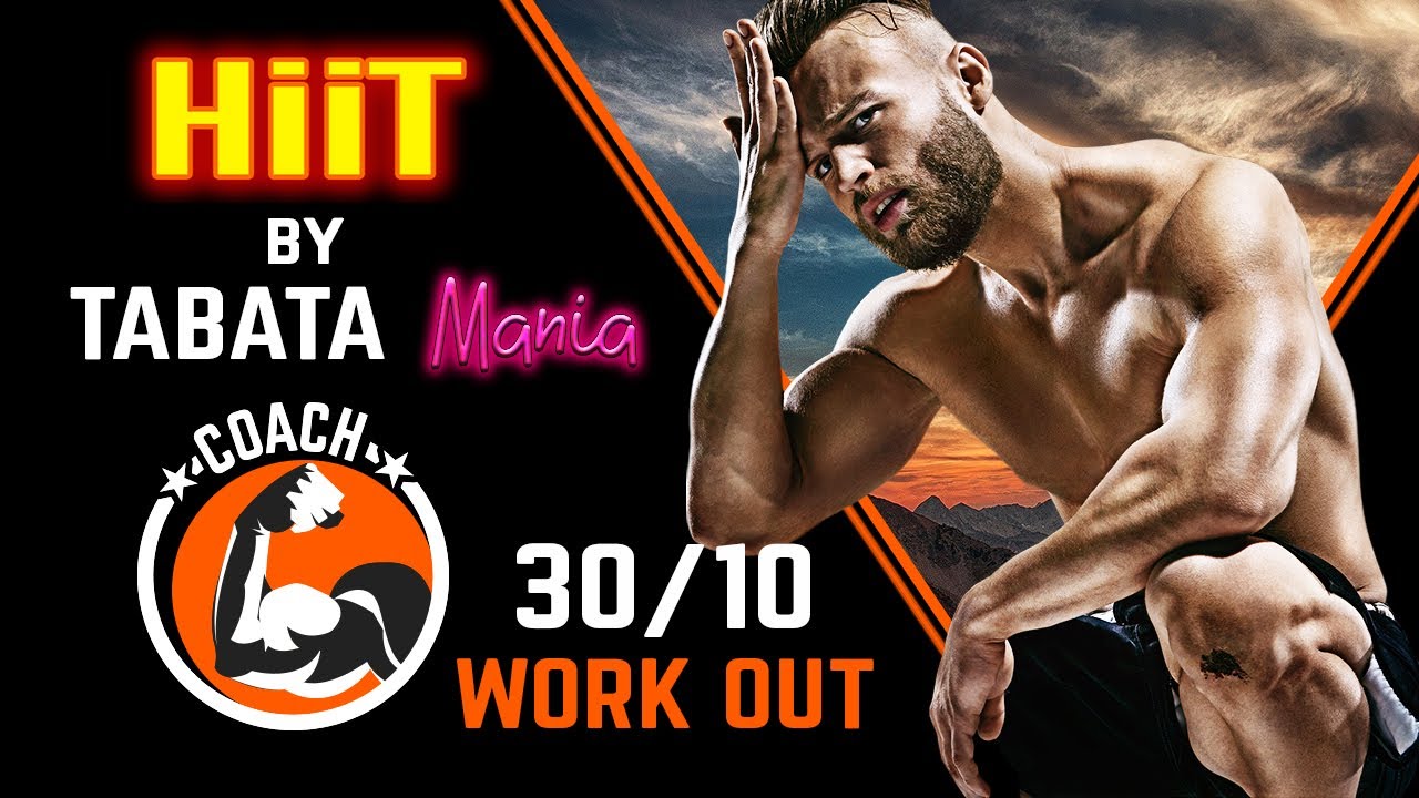 TABATA 30/10 song - с тренером - HiiT 30/10 by TABATAMANIA