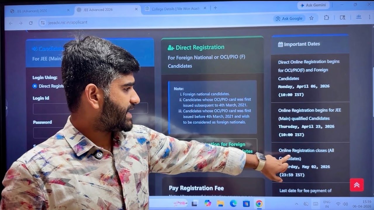 JEE Advanced 2026 Registration Started?✅ | All Document📝 Required for JEE Advanced 2026 Form Filling