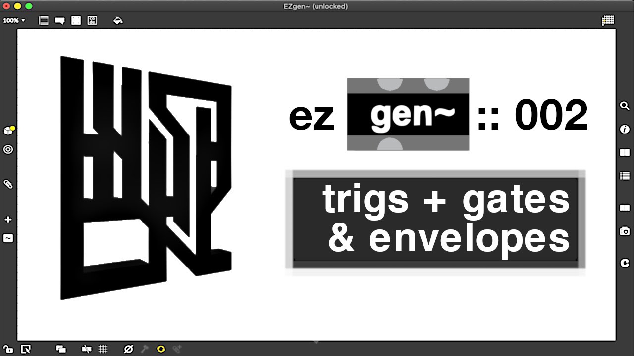 EZ Gen~ MaxMSP Tutorial 002 :: Trigs + Gates & Envelopes