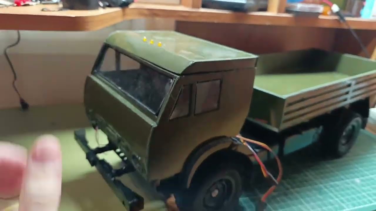 Продолжаю делать Камаз 4х4 на радиоуправлении rc. Часть 4