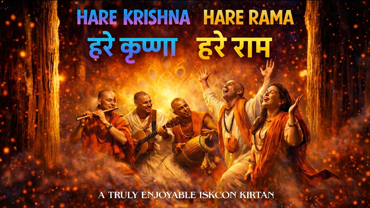 Hare Krishna, Hare Ram | Iskcon Kirtan Soulful Chant | Hare Krishna Hare Rama | A Truly Enjoyable