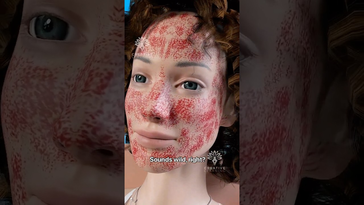 How a Vampire Facial Uses Your Blood to Rejuvenate Skin #shorts #collagenboost- Creativelearning3d
