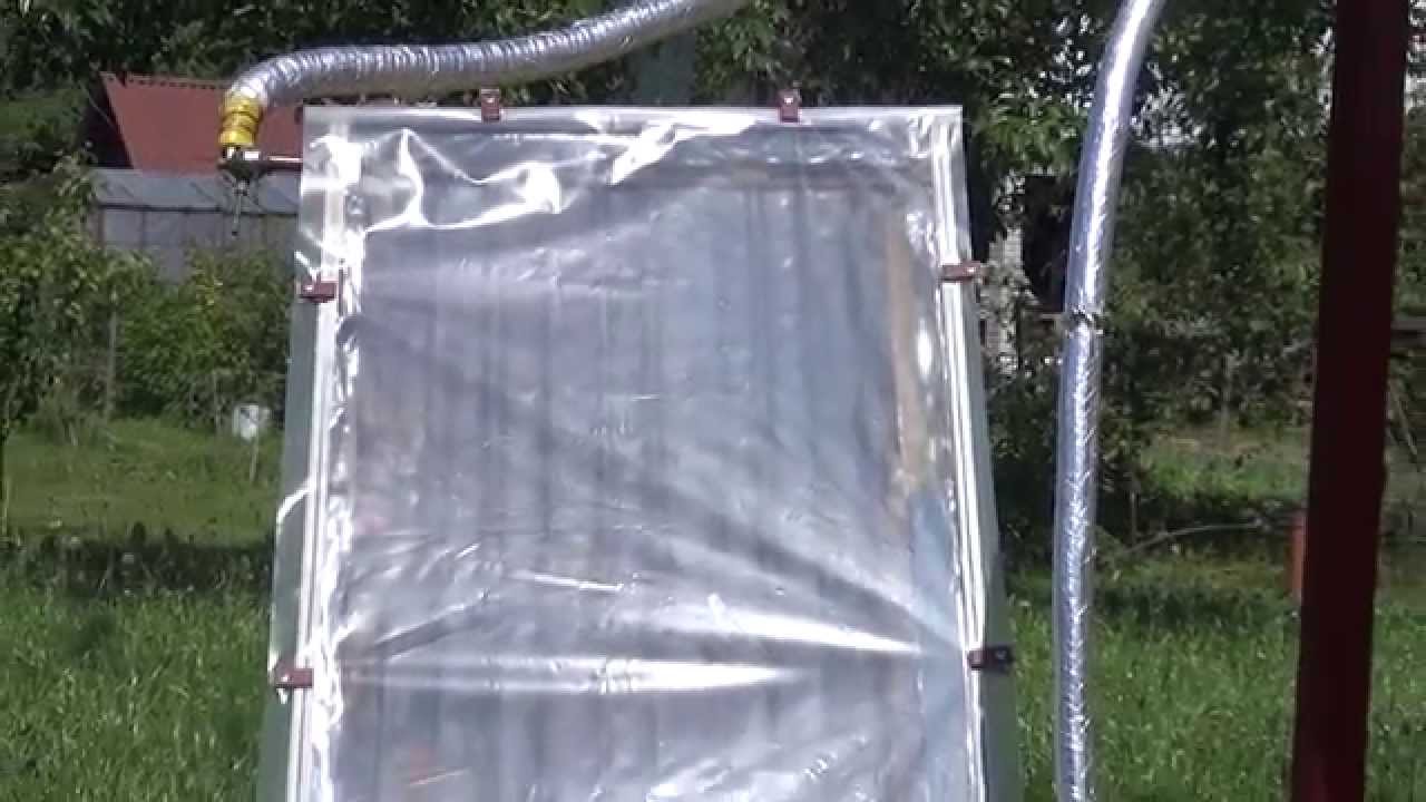 Солнечный Коллектор для дачи  Продолжение обзор системы