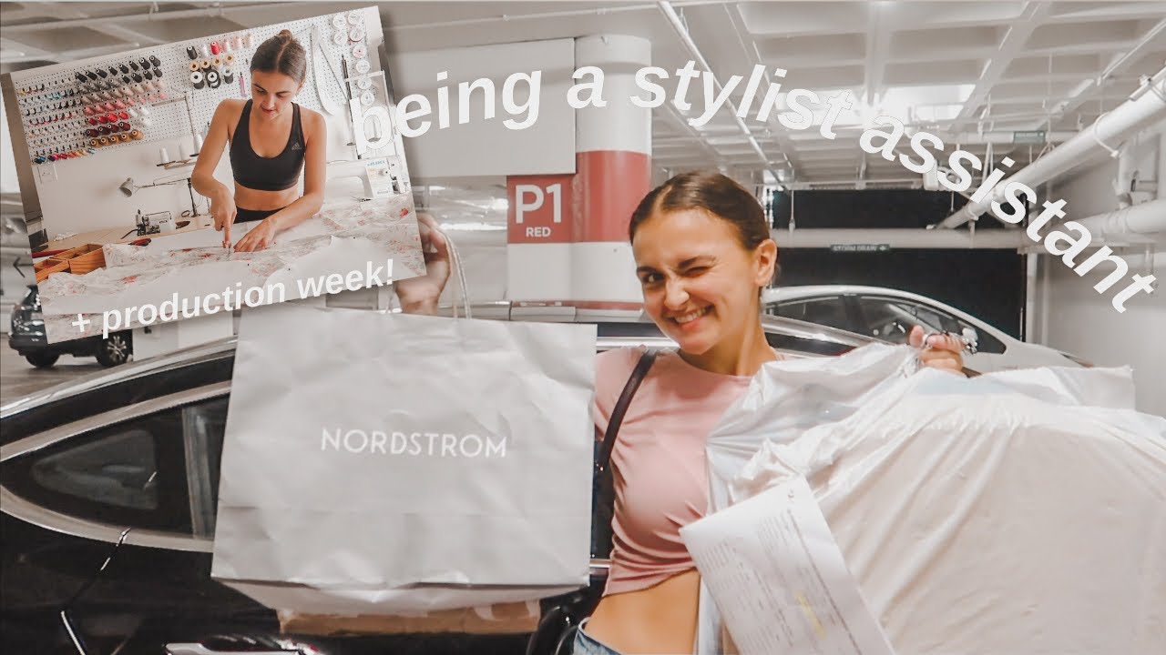 Production + Being a Stylist Assistant for the Day! | STUDIO VLOG 47