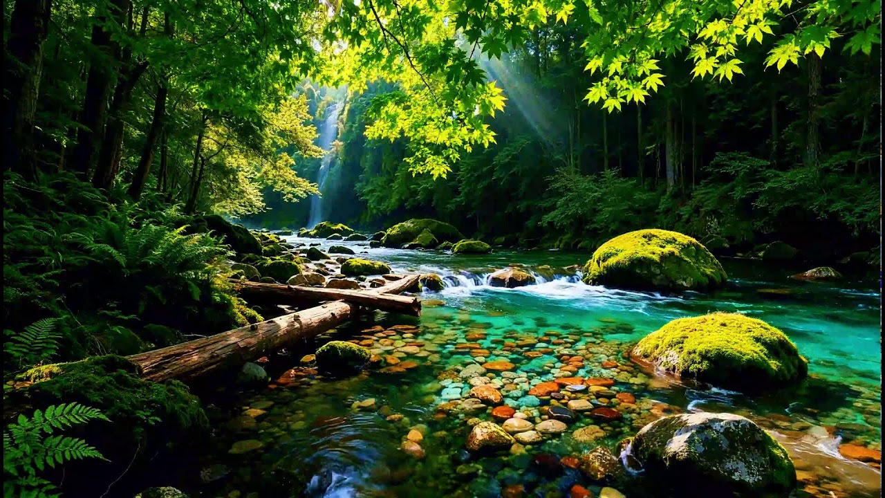 Waterfall Sounds for Sleeping – Fall Asleep Fast (No Music)