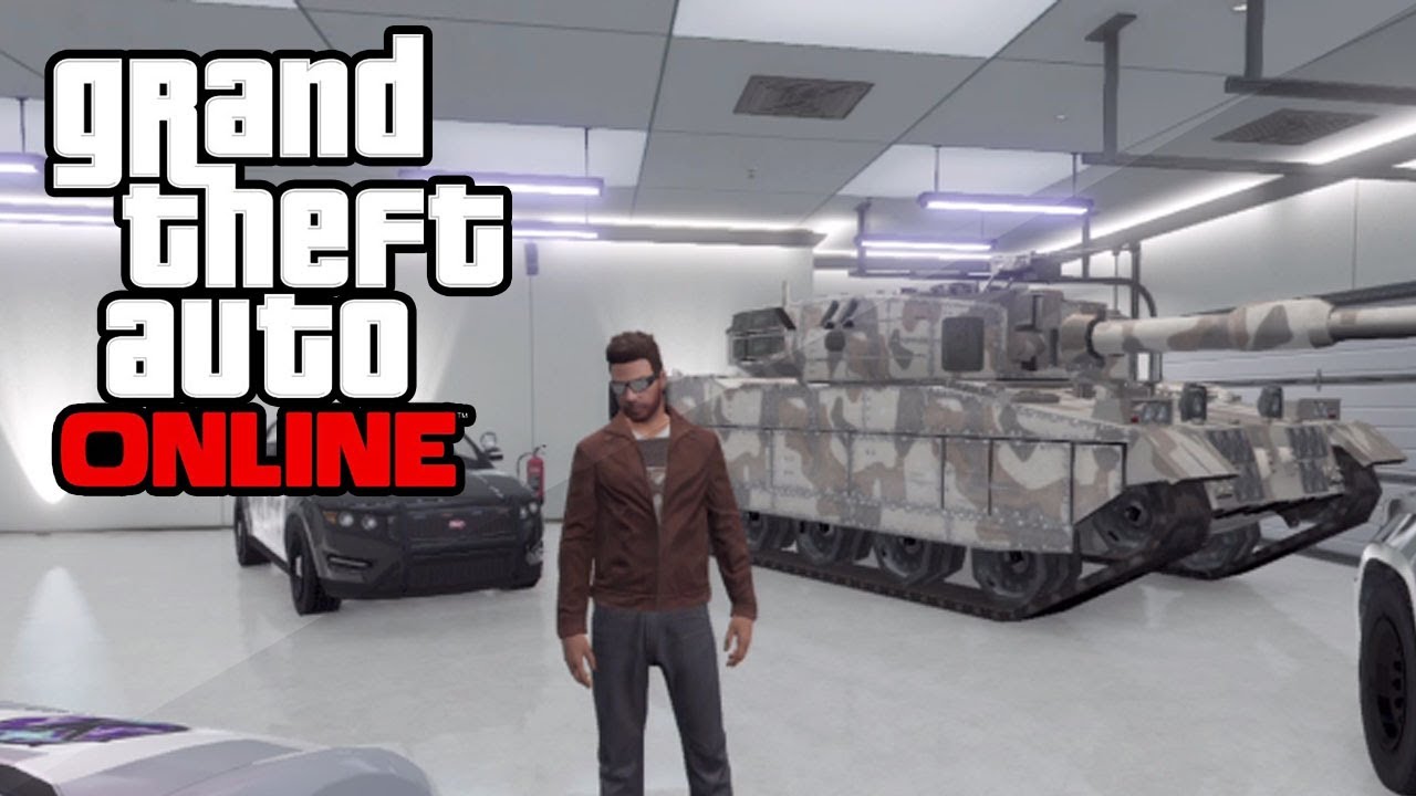 GTA 5 Online - How To Save/Insure A Tank In Your Garage! GTA Online Glitch! (GTA V Multiplayer)