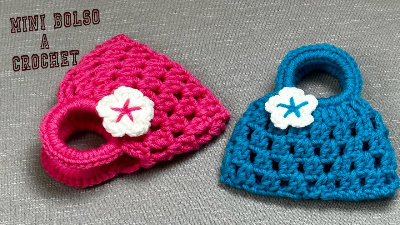 PASO A PASO PARA TEJER MINI BOLSO A CROCHET