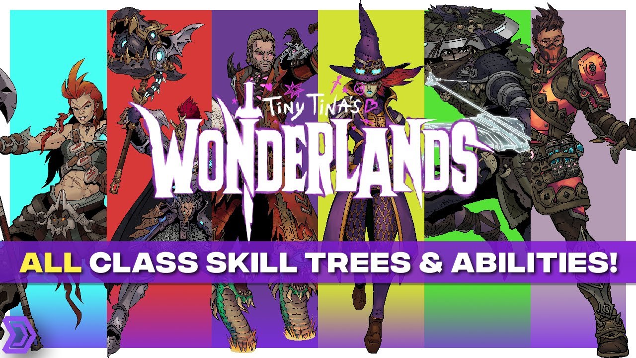 Wonderlands – IN DEPTH Class Skill Trees, Abilities, & Potential Builds