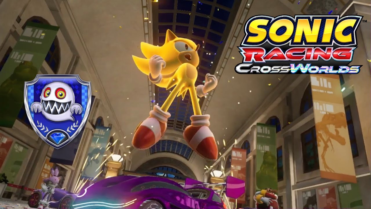Sonic Racing Crossworlds Super Sonic Boom Boo GP Super Sonic Speed 