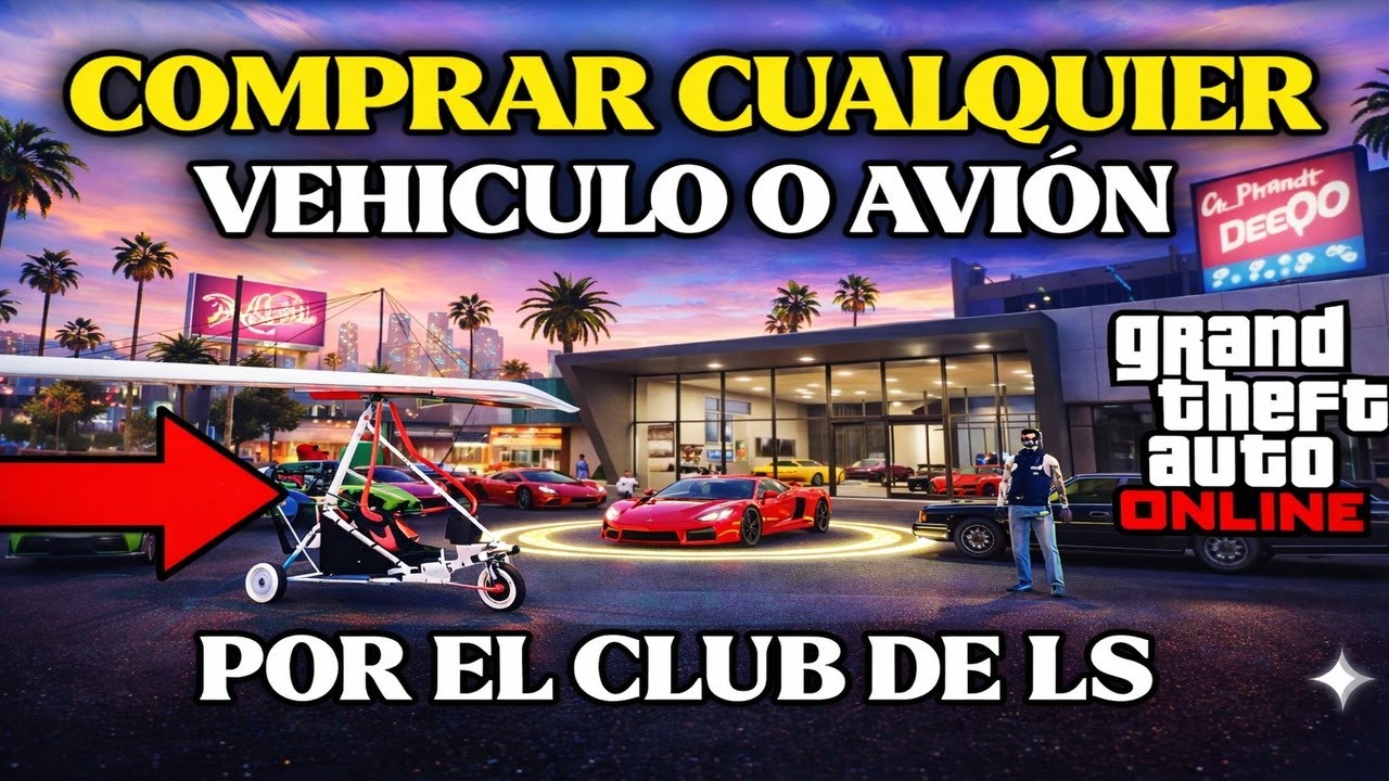 COMPRAR CUALQUIER #COCHE ESPECIAL O AVION EN #GTA 5 ONLINE - CLUB DE COCHES #MASIVO - #PSN Y #XBOX