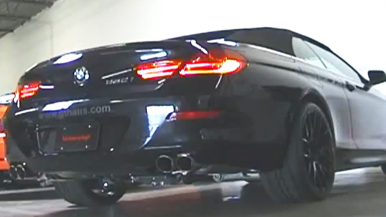 BMW 650i F13 Sound V8 Exhaust Start Up + Revving Revs Hochdrehen F13 Gas geben