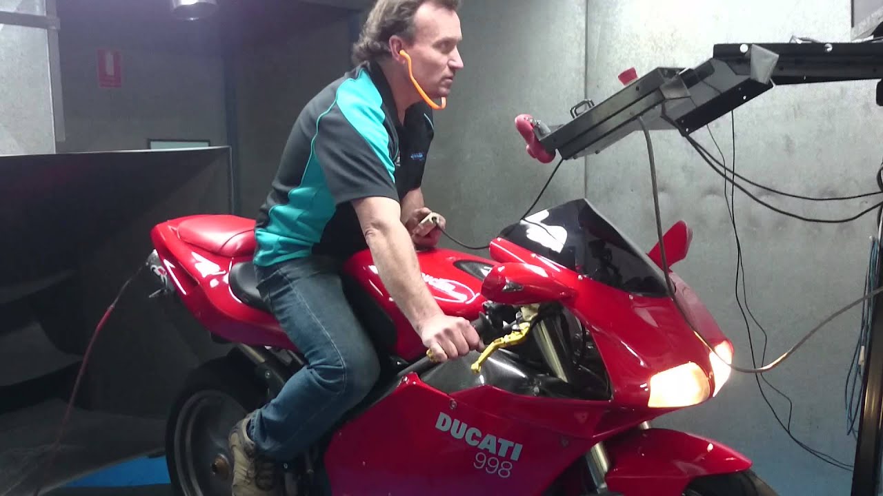 Ducati 998 dyno run