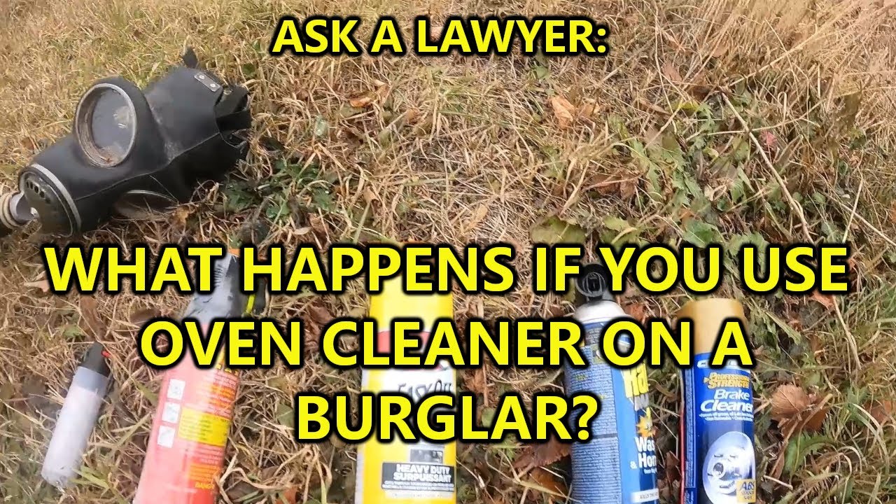 Testing Household Sprays - Self Defence And Legal Implications