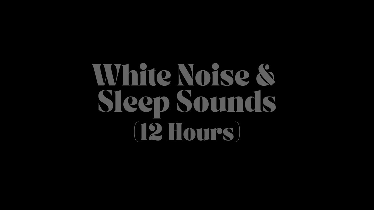 (24/7) Brown Noise | Sleep Sound (12 Hours - Black Screen) - Live Stream