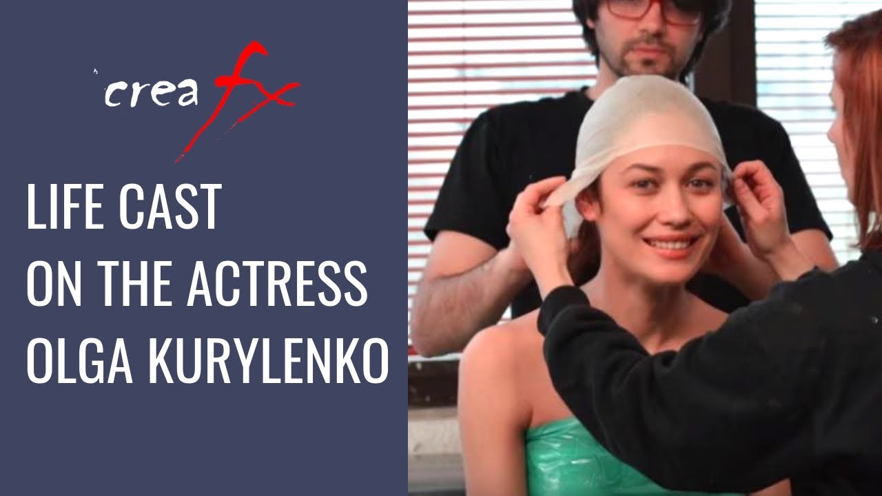 Life Cast of the actress Olga Kurylenko - Crea Fx