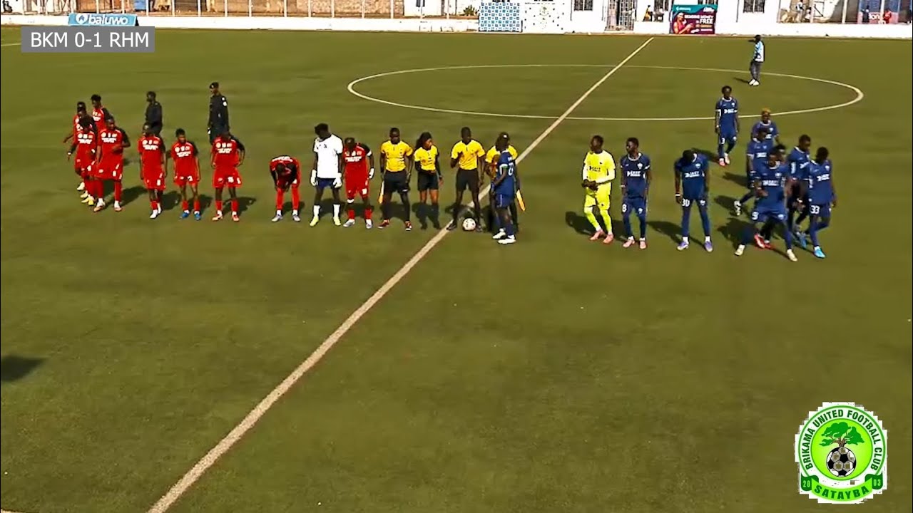 GFF MEN FIRST DIVISION GAME WEEK SEVEN 7 BRIKAMA UNITED VS TEAM RHINO.
