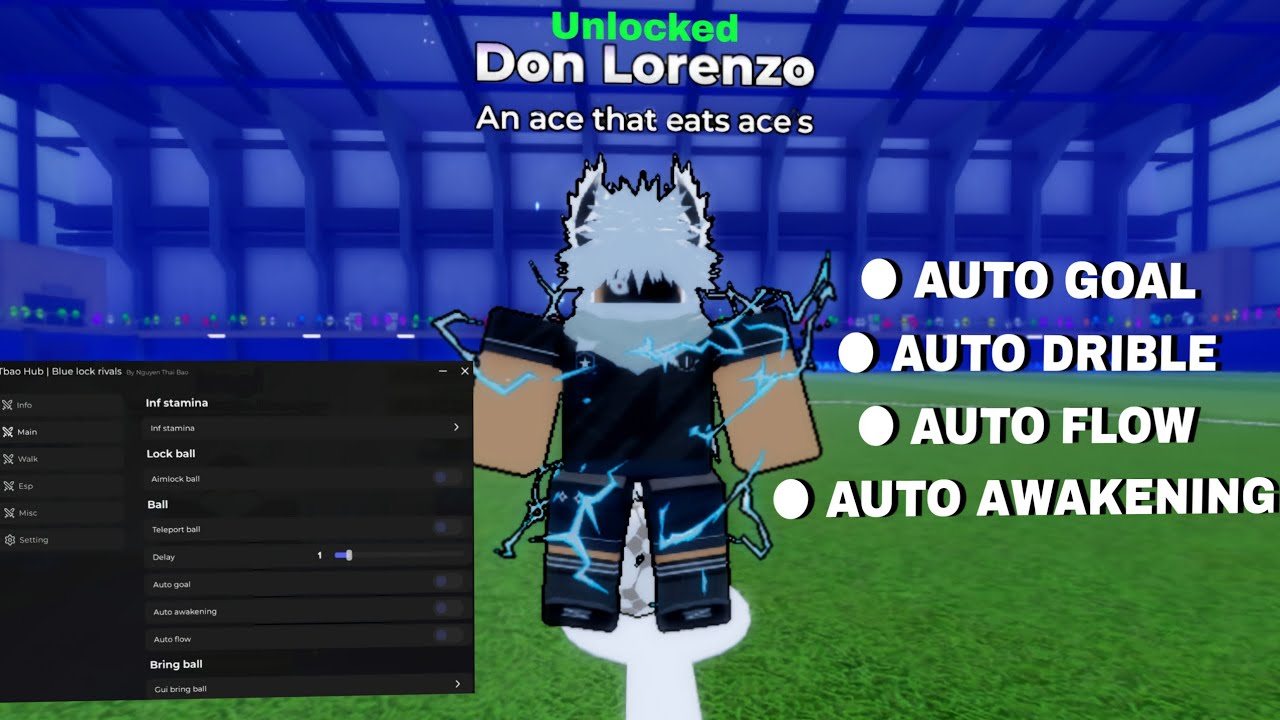 [🗿NEW] Blue Lock Rivals SCRIPT NEW FUNCTIONS Infinite Spins! Auto Dribble, SPINS (Mobile & PC) 2025