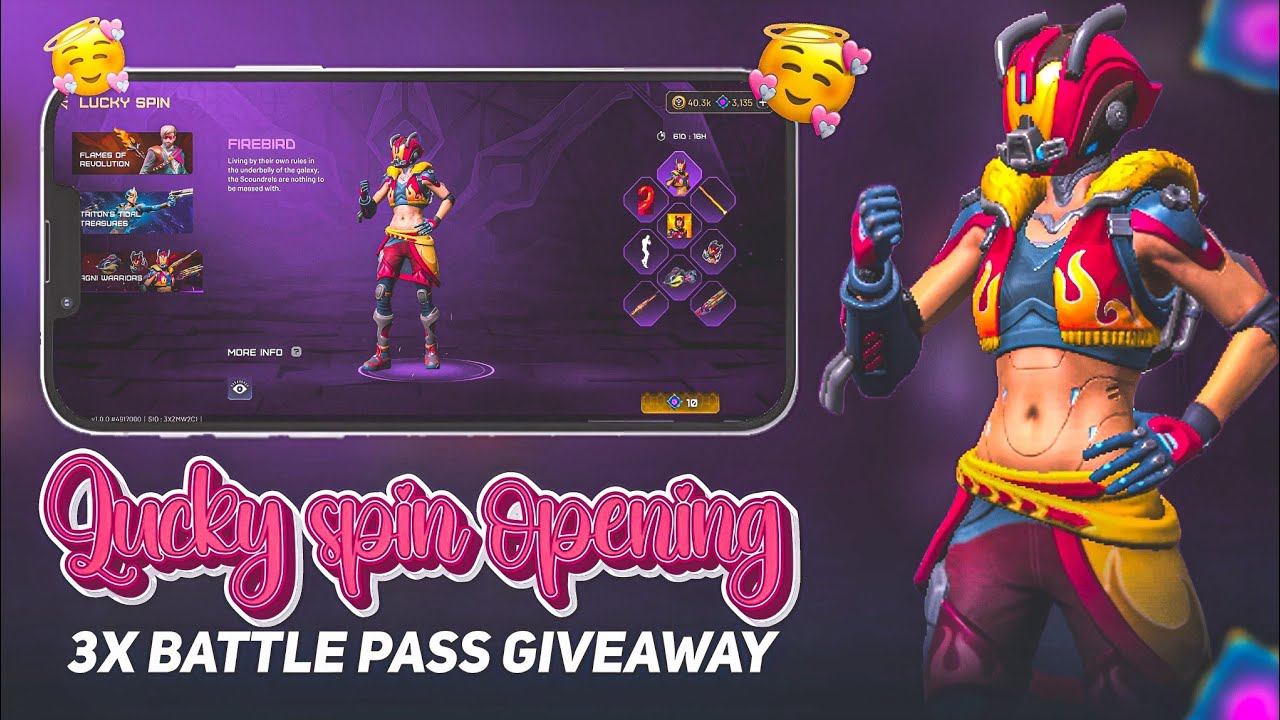 ♥️indus game 3X BATTLE PASS GIVEAWAY🔥My 1st LUCKY SPIN opening in 