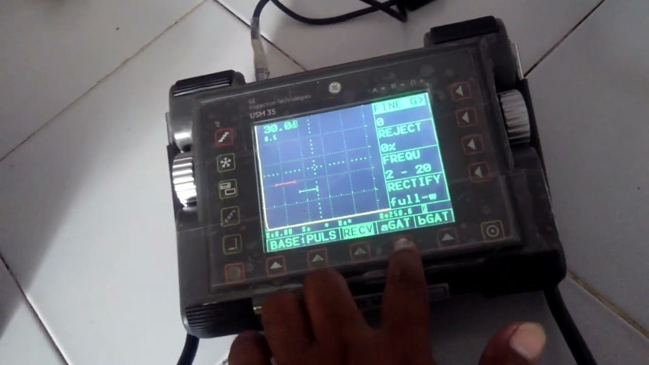 Factory Reset USM 35 ULTRASONIC FLAW DETECTOR