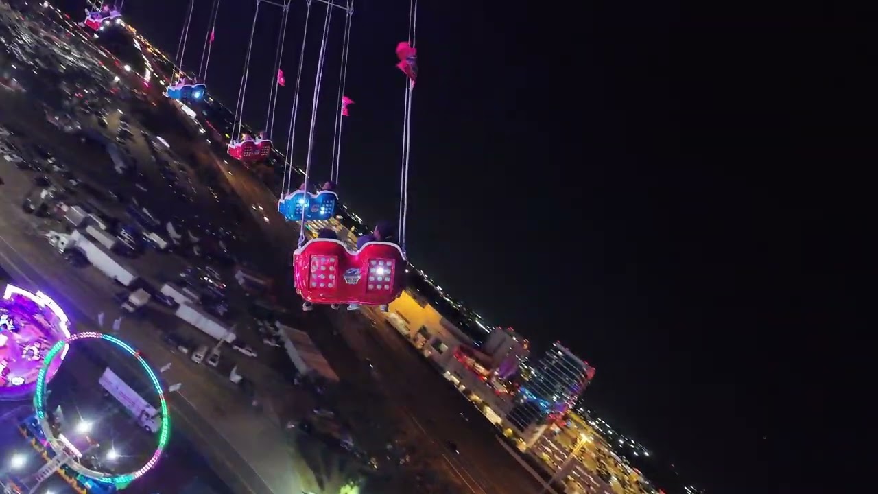 The Tallest Travelling Swing in North America | Thunderbird On Ride POV |  Florida State Fair 2026