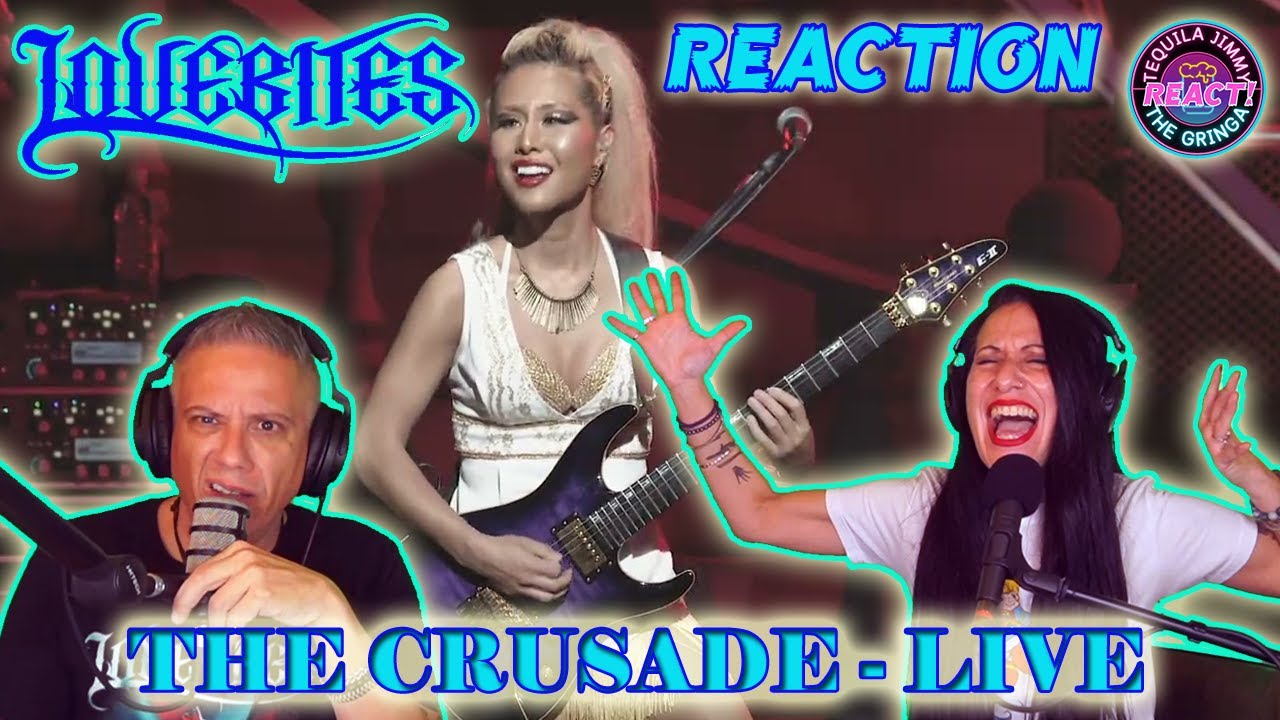 SHREDDING INTO BATTLE! - LOVEBITES - THE CRUSADE (LIVE) - REACTION