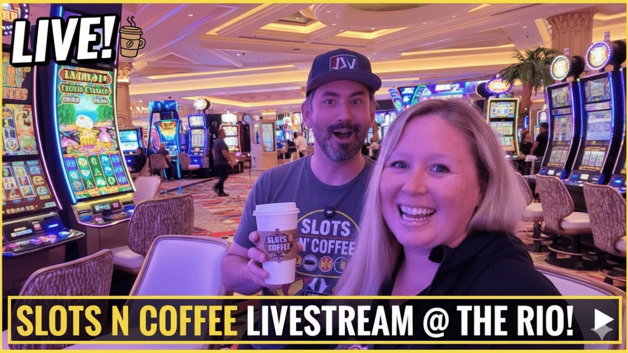 Live Slots N' Coffee at The Rio Las Vegas!