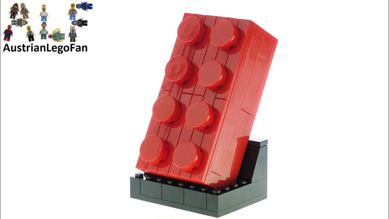 LEGO 5006085 Buildable 2x4 Red Brick - Lego Speed Build Review