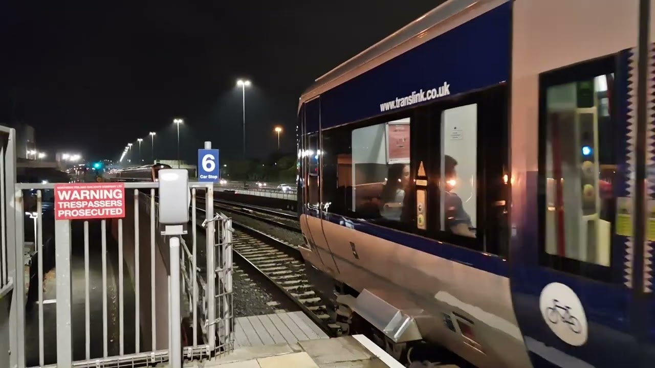 Translink NI Railways | 4000 & 3000 Class DMUs 4007 & 4009 & 3007 | York Street