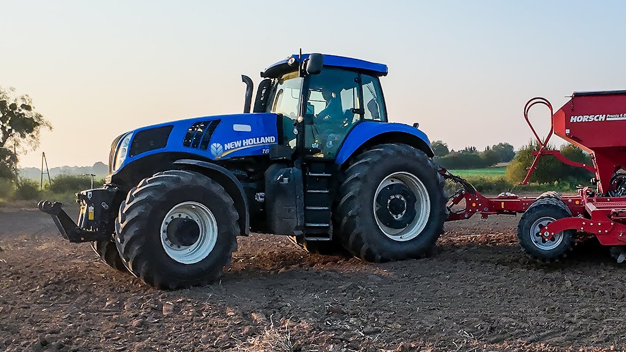 New Holland T8.390 - NAJWIĘKSZY CIĄGNIK w którym założyłem nawigację CHCNAV