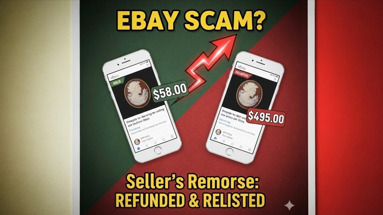 EBAY SCAM? Seller's Remorse: Seller REFUNDED & RELISTED Item! Right Or Wrong? #eBayDrama #eBayScams