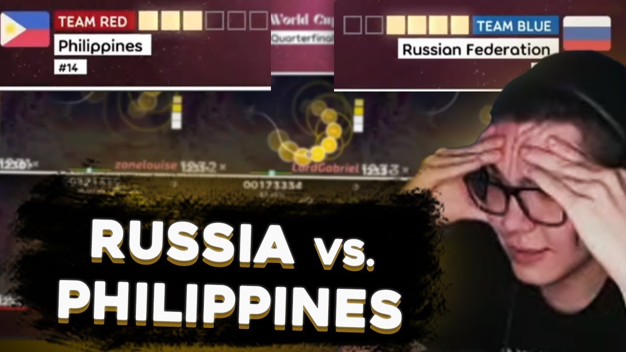 ЧИКОНИ смотрит РОССИЯ vs. ФИЛИППИНЫ [osu! world cup 2025]