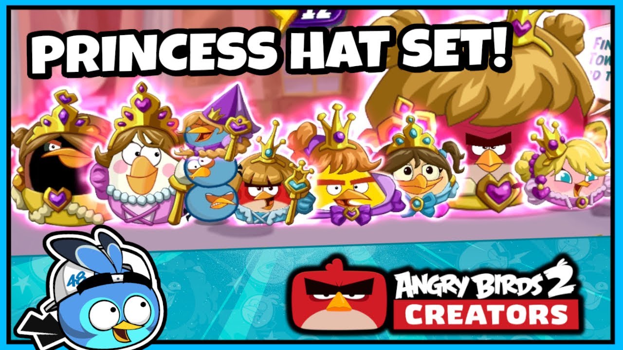 НАБОР ШЛЯП ПРИНЦЕССЫ! 👑 / Геймплей Angry Birds 2 (AB2 Creators)