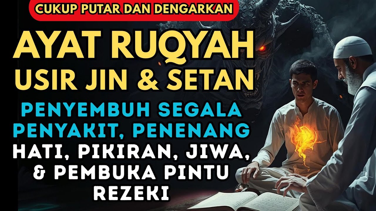 RUQYAH RUMAH & TUBUH PENGUSIR JIN DAN SIHIR, PENENANG HATI & PIKIRAN | AL QUR’AN TEDUH