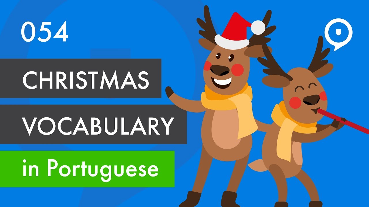Learn European Portuguese (Portugal) - Christmas vocabulary in Portuguese