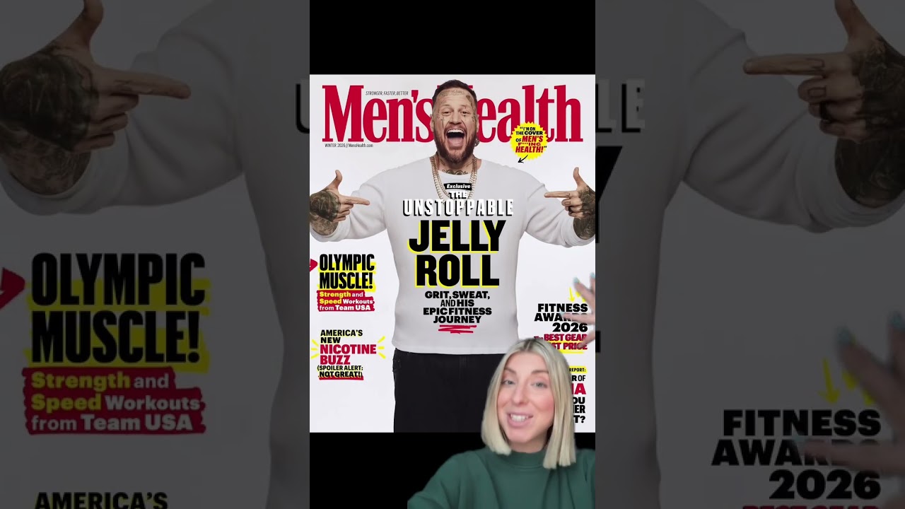 JELLY ROLL MAKES THE COVER OF MEN'S HEALTH MAGAZINE