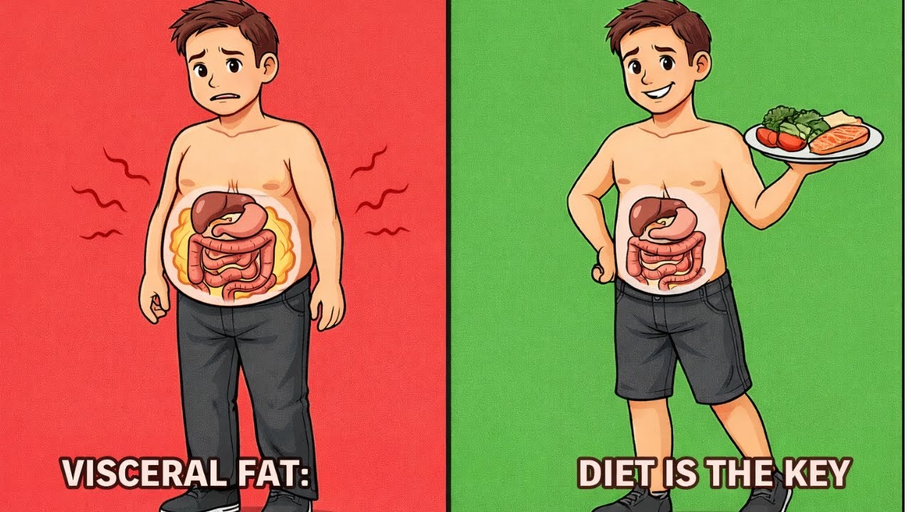 6 Ways to Burn Visceral Fat Without Walking Outside (Science Explained)