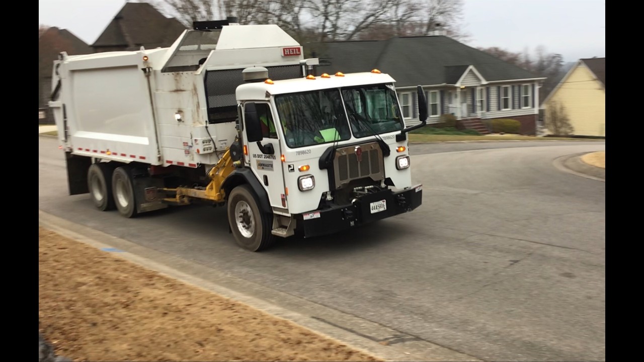 Chasing python garbage truck in my neighborhood part 5. second half.
