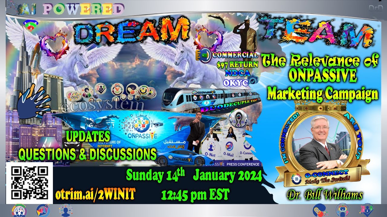 # Dream Team   The Relevance of ONPASSIVE Marketing Campaign   Dr Bill Williams