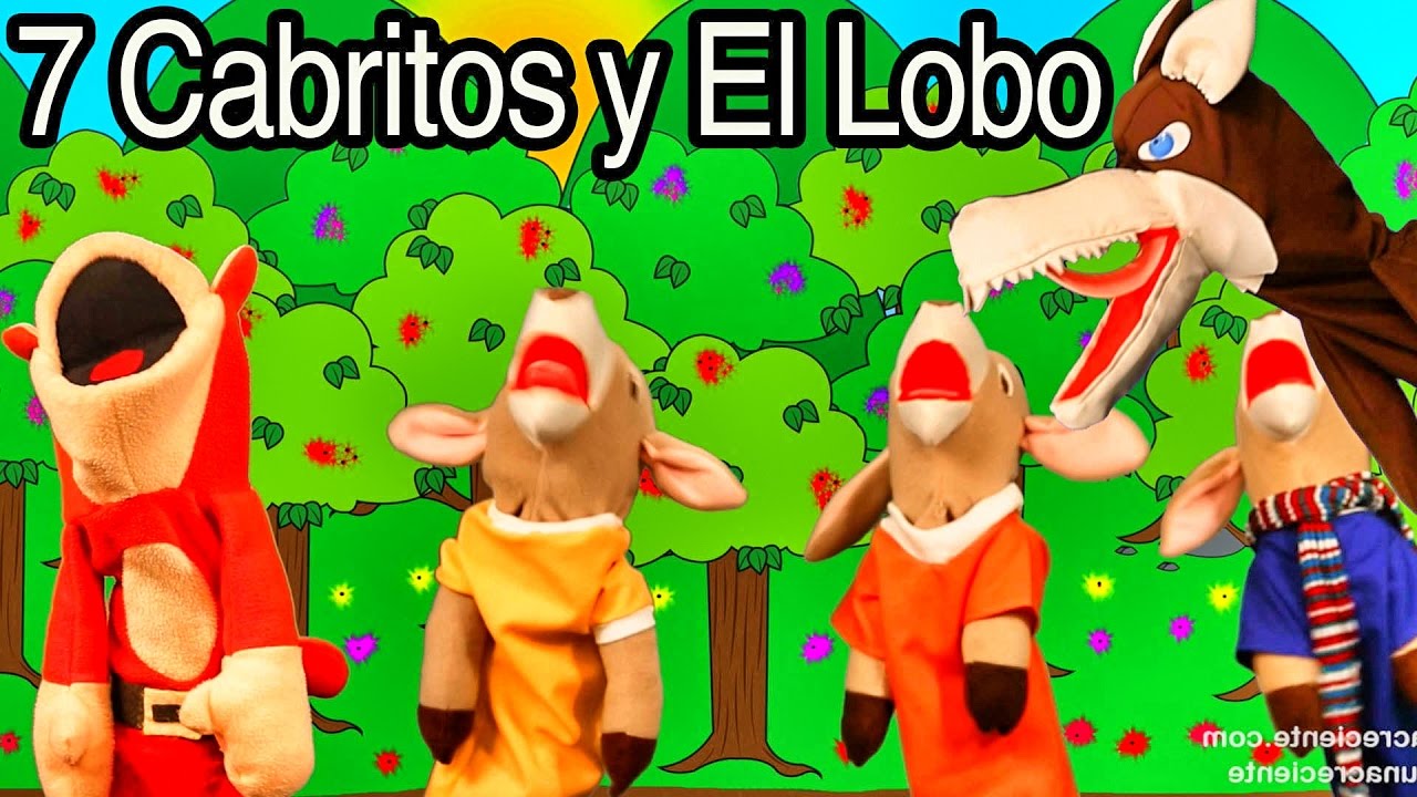 Los 7 Cabritos y El Lobo Feroz con El Mono Sílabo | Cuentos Infantiles | Lunacreciente