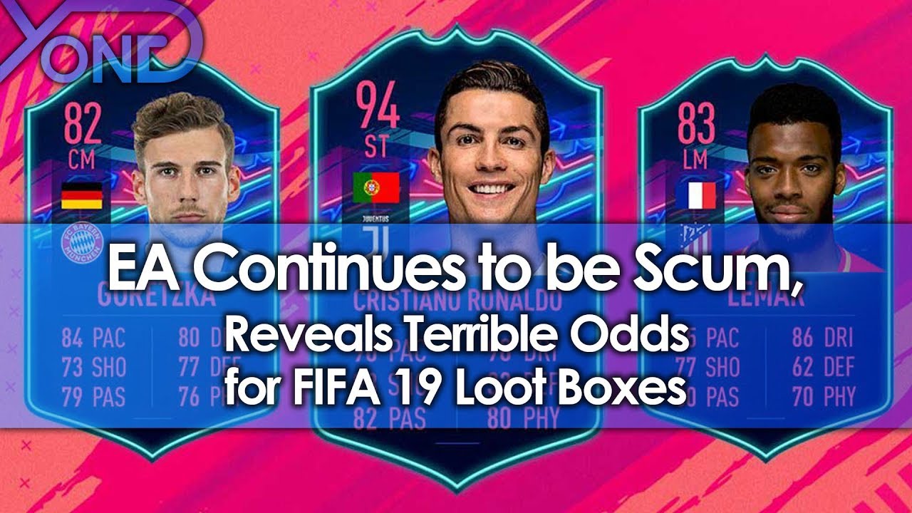 EA Continues to be Scum, Reveals Terrible Odds for FIFA 19 Loot Boxes
