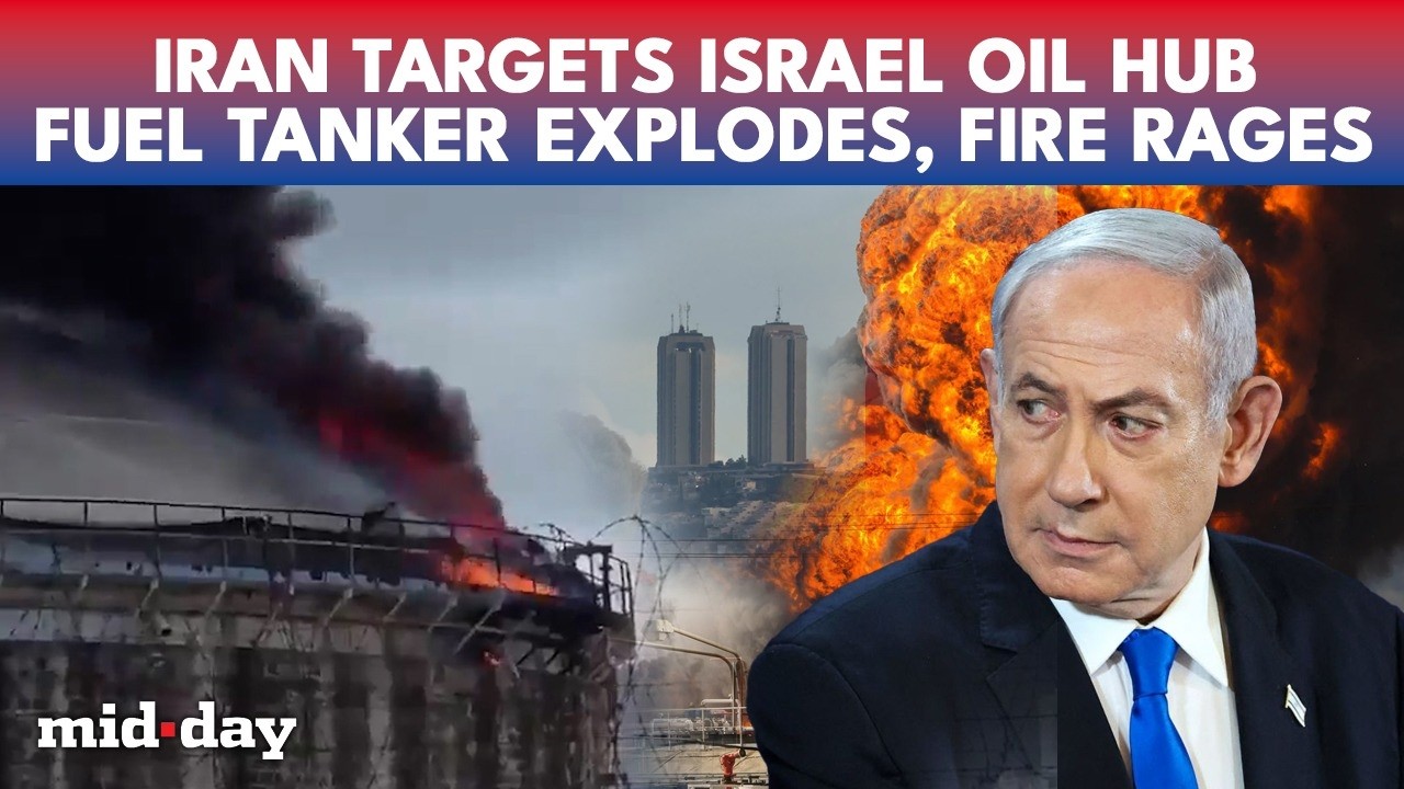 Israel&rsquo;s Haifa Oil Refinery UNDER MASSIVE FIRE, Missiles Hit Fuel Tanker