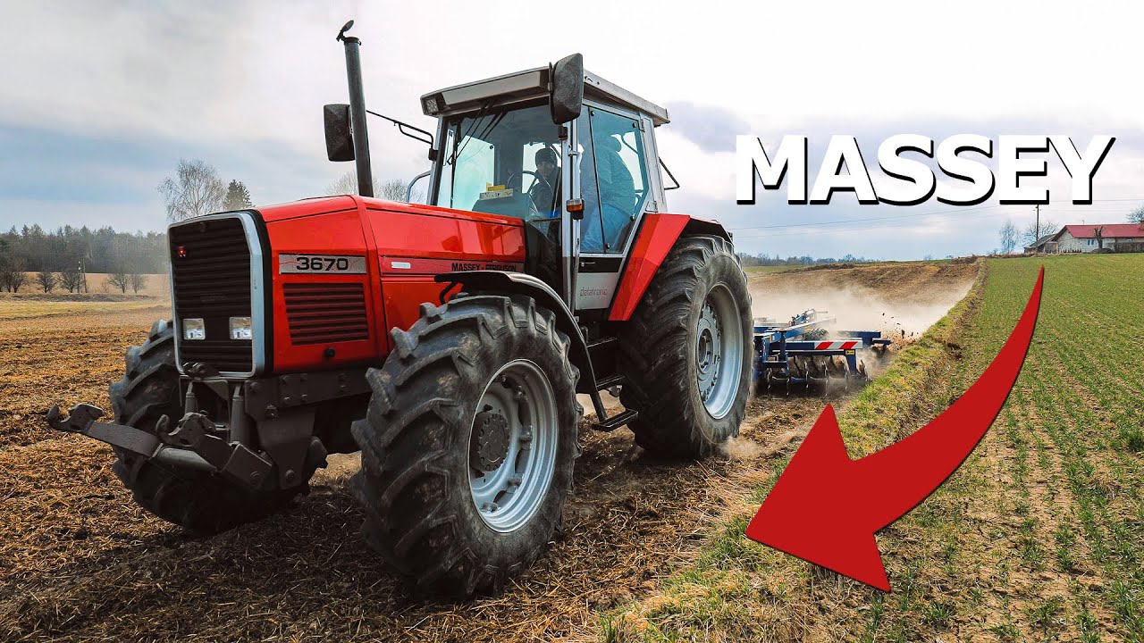 MASSEY FERGUSON 3670 z talerzówką RABE WERK