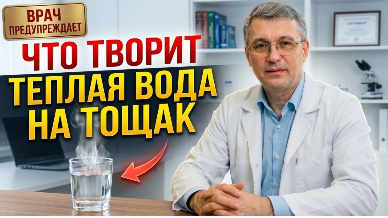 Теплая вода на пустой желудок приводит к необратимым изменениям в организме.