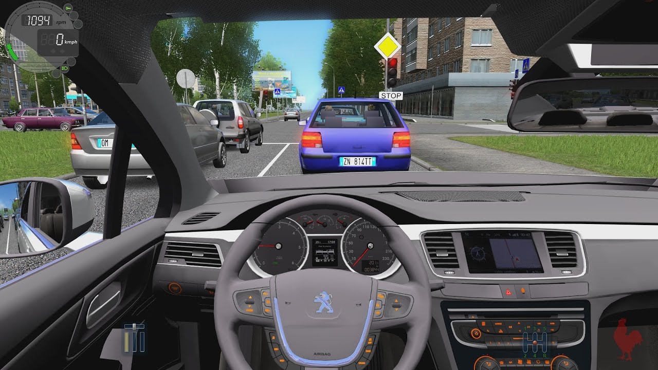 City Car Driving - Peugeot 508